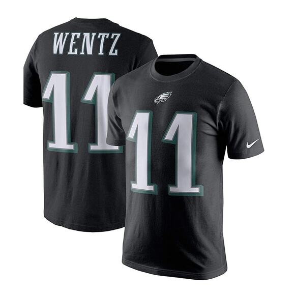 Nike Philadelphia Eagles Football Shirt Carson Wentz #11 Eagles NFL Nike Large - Picture 2 of 7